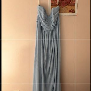 David’s Bridal light blue